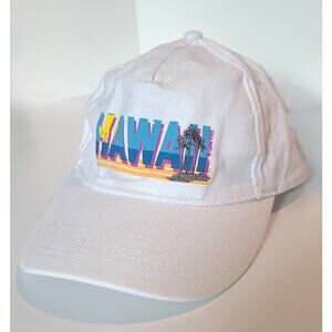 Surfware Hawaiian Classics Hawaii Baseball Cap Hat Distressed White One Size